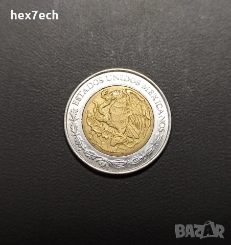 ❤️ ⭐ Мексико 2006 1 песо ⭐ ❤️, снимка 2 - Нумизматика и бонистика - 53703623