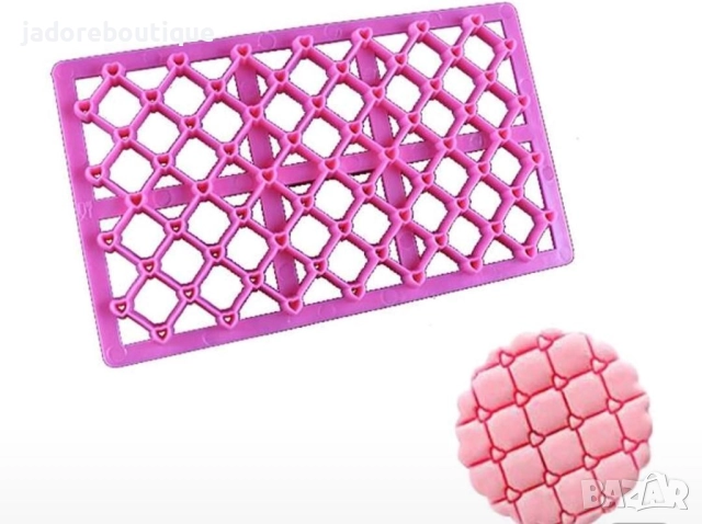 Текстурен борд резец за релеф на торти, фондан, бисквити различни видове