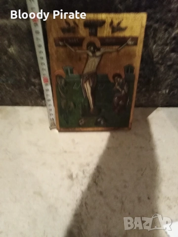 Стара икона , снимка 2 - Други ценни предмети - 53485880