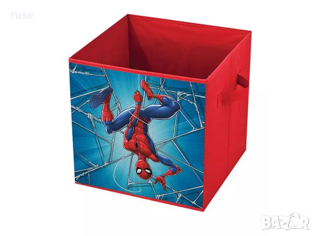 НОВИ! Кутия за играчки Spider-Man 32x32x32см