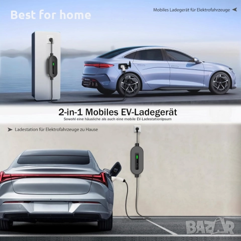 Преносима станция за зареждане на електрически автомобили 16A 5M, 1 фаза, снимка 5 - Аксесоари и консумативи - 52118613