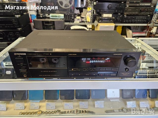 Триглав касетен дек Pioneer CT-S410 В отлично техническо и визуално състояние., снимка 2 - Декове - 49856884