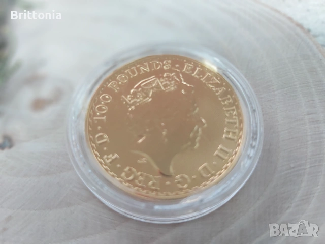 Златна монета Британия Елизабет 1 унция