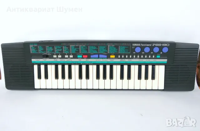 Синтезатор, клавир, кейбоард Yamaha PortaSound PSS-190 / Japan, снимка 2 - Синтезатори - 47094611