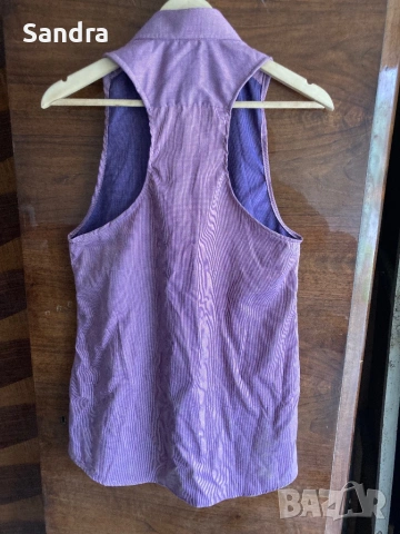 Дамска блуза, размер M-L, ръчно изработена, от рециклирани материали, снимка 2 - Къси панталони и бермуди - 54032334