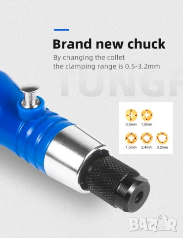 Мини електрическа бормашина / шлайф (Mini Electric Grinder Drill) за гравиране и DIY, снимка 8 - Инструменти за гравиране - 54268666
