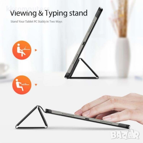 DUX DUCIS Кожен калъф за Honor Pad X9a / X9 Pro със Стенд, Слот за стилус, вкл. Протектор- Черен, Тъ, снимка 4 - Калъфи, кейсове - 52331370