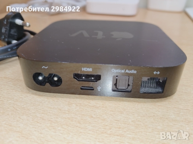 РАЗПРОДАЖБА Apple TV приемник 3-то поколение, модел A1469 НАМАЛЕНИЕ , снимка 3 - Приемници и антени - 52203983