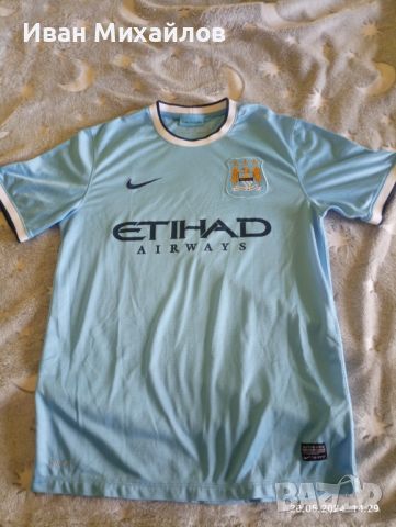Оригинална тениска Nike Manchester city, снимка 1 - Тениски - 45996316