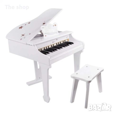 Детски електронен роял - бял (004), снимка 1 - Музикални играчки - 45428749
