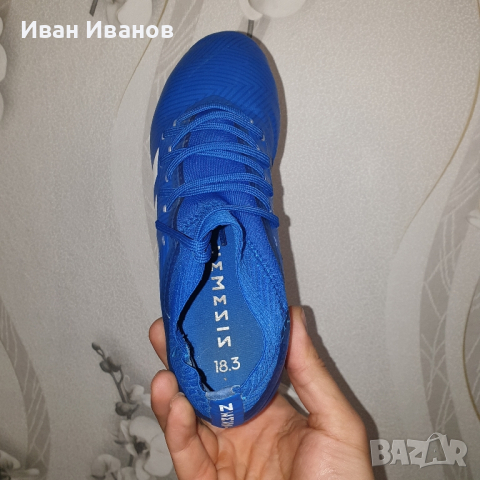 бутонки  Adidas Nemeziz 18.3 FG J  номер 35,5-36, снимка 11 - Футбол - 41147786