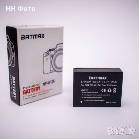 Батерия NP-W126 / NP-W126s за Fujifilm X-T30II , X-S10, снимка 2 - Батерии, зарядни - 46328974