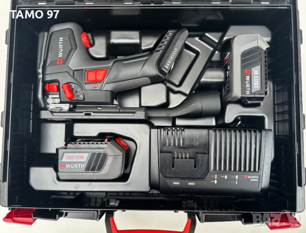 Wurth APS 18 COMPACT M-CUBE - Нов безчетков прободен трион 2x18V 5.0Ah, снимка 2 - Триони и циркуляри - 53250538