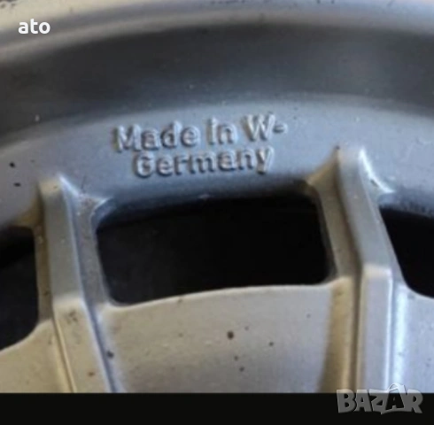 Четири класически джанти Мерцедес произведени в Западна Германия. , снимка 3 - Гуми и джанти - 53451908