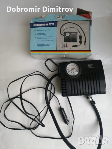 компресор на 12 волта за помпане на гуми , снимка 2 - Аксесоари и консумативи - 52923680