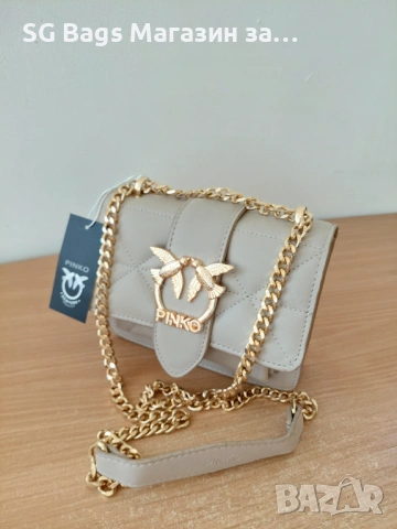 Pinko дамска чанта през рамо стилна чанта  код 133, снимка 9 - Чанти - 39836531