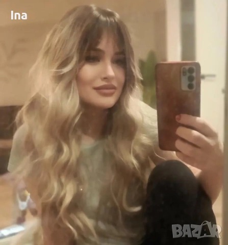 Руса перука омбре, снимка 2 - Аксесоари за коса - 53165085