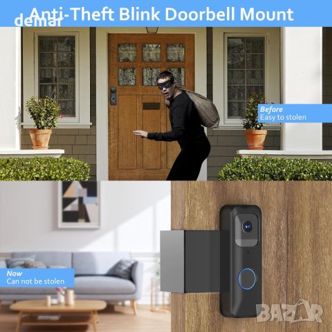 Стойка за звънец против кражба Blink, съвместима само с видео звънец на Blink, снимка 3 - Други стоки за дома - 45716202