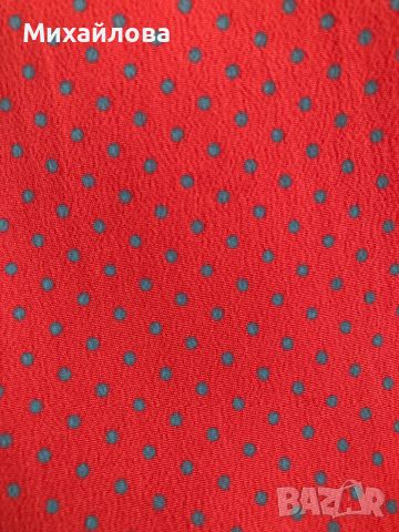 Пола ярко червена на точки на бранда Colour me prrety, снимка 5 - Поли - 46387409