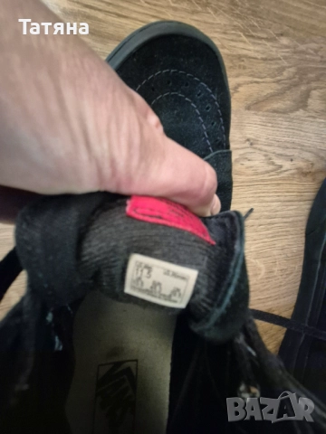 Мъжки велурени кецове  Vans,р.45, снимка 3 - Маратонки - 51912563