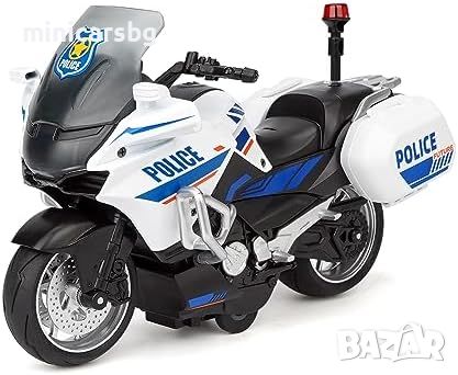 Метален полицейски мотор (Police Motorcycle), снимка 1 - Колекции - 45221425