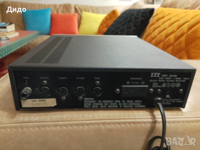 Усилвател / ITT 2440 , снимка 11 - Ресийвъри, усилватели, смесителни пултове - 54044551