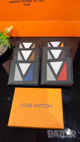 визитници от естетвена кожа в кутия louis vuitton, снимка 5 - Портфейли, портмонета - 52013751