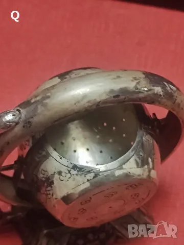 сребърна цедка за ароматен чай, снимка 6 - Нумизматика и бонистика - 50368001