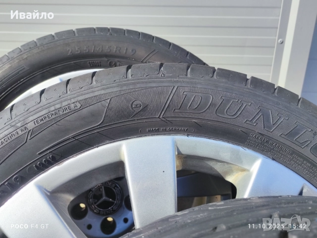 Джанти 19" спорт пакет с летни гуми за Mercedes GLK, снимка 4 - Гуми и джанти - 52049663