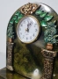 Арт часовник "Антична градина", уникат от смола., снимка 3