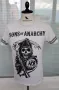 Sons Of Anarchy MC Unisex White Motorcycle T-Shirt Size M, снимка 1