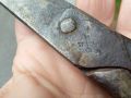 Стара ножица от ковано желязо Аймара регион Южна Америка, снимка 11
