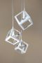 Пендел - Бял Рубик / DL 51-2-229 WH, снимка 1 - Лампи за таван - 45855982