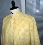 Tommy Hilfiger Mens Yellow/White Checked Shirt - мъжка риза с дълъг ръкав размер XL, снимка 3