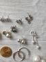 Сребърни обеци,различни видове, снимка 3