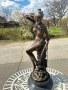 Голяма Авторска Бронзова Скулптура от L. Ledieu (Франция) – 22 кг / 75 см, снимка 1