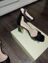 Лачени сандали на ток , снимка 1 - Дамски елегантни обувки - 45711278