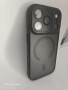 MagSafe калъф за iPhone 17 Pro / 17 Pro Max–опушен матов гръб, черна рамка, снимка 7