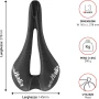 Седалка Selle Italia, Седло Max SLR Gel Superflow черно, L3 унисекс за възрастни, снимка 3