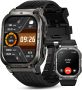 KOSPET Смарт часовник за мъже, 1,96" HD дисплей Фитнес  Водоустойчив, 60 дни дълга батерия, черен, снимка 1 - Смарт часовници - 45673755