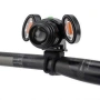 LED светлина за велосипед, Фар с три светлини, Ръчен фокус, 600Lumens, снимка 4