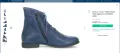 Think Booties сини Agrat azur номер 38,5-39  боти/обувки , снимка 10