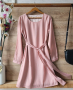 Розова рокля , снимка 1 - Рокли - 44951630