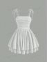 Лятна бяла рокличка, снимка 1 - Рокли - 45658338