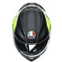 Каска за мотор AGV K1 POWER GUNMETAL/WHITE/GREEN, снимка 4