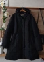 Черно зимно яке с качулка водо и ветро непромокаема материя , снимка 6