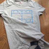 Tommy hilfiger Jeans T-Shirt Metallic Flag - страхотна дамска тениска М, снимка 7 - Тениски - 45135492