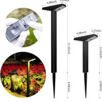 Lenlun Водоустойчиви градински соларни лампи с топли LED светлини, 6 броя, пейзажно осветление , снимка 2 - Соларни лампи - 45653129