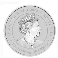Сребърна монета 1/2 oz Година на Дракона 2024, снимка 2 - Нумизматика и бонистика - 45706916