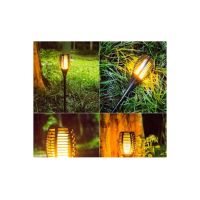 Соларна LED лампа тип факла за градината с ефект на пламък Solar Light, снимка 7 - Соларни лампи - 45305132